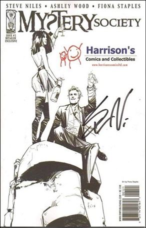 Mystery Society issue 1-L Fiona Staples Harrison's Cover 1/1000