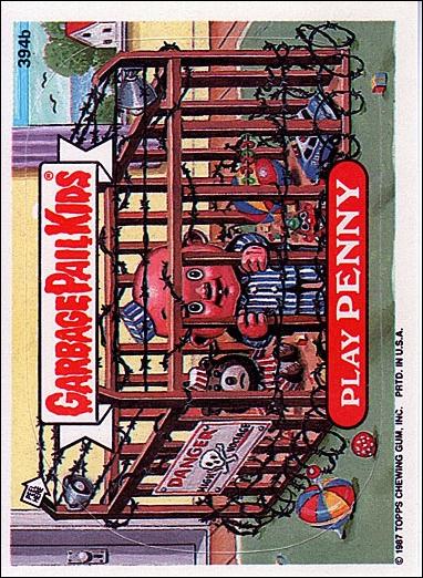 Garbage Pail Kids: Series 10 (Base Set) card 394b Play Penny