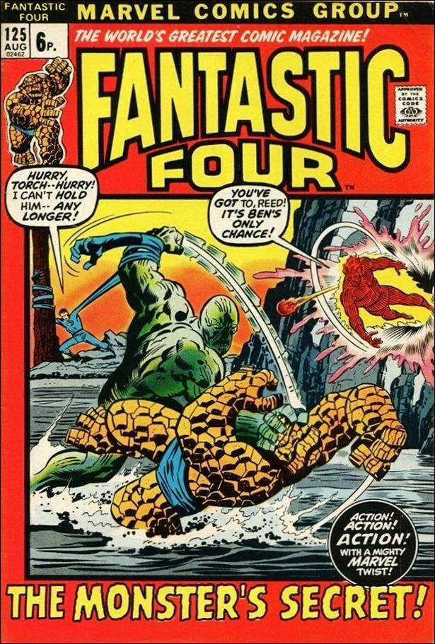Fantastic Four (1961) issue 125-B UK Price Cover