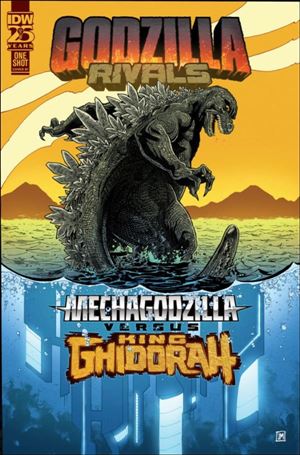 Godzilla Rivals: Mechagodzilla vs. King Ghidorah issue 1-C Justin Mason 1:10 Cover
