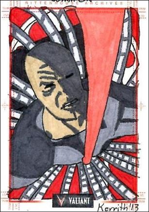 2013 Valiant Comics Preview Trading Card Set (Sketch Card Subset) card KJ-05