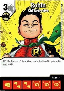 DC Comics Dice Masters World's Finest card 63 Robin: Kid Detective