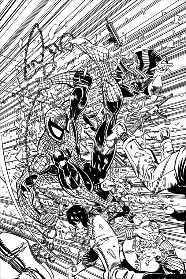 Amazing Spider-Man (2018) issue 1-L Mark Bagley B&W Remastered 1:2000 Cover