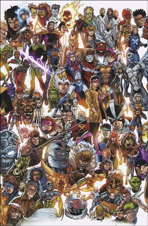 Excalibur (2019) issue 1-B Mark Bagley Every Mutant Ever Connecting Cover