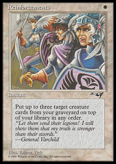 Magic the Gathering: Alliances (Base Set) card 12 Reinforcements