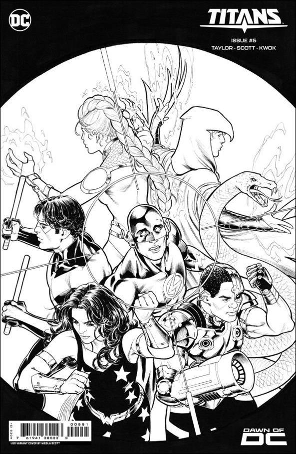 Titans (2023) issue 5-G Nicola Scott 1:50 Cardstock Cover