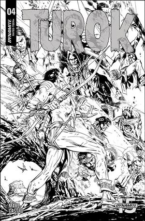 Turok (2019) issue 4-D Butch Guice 1:20 Black & White Cover