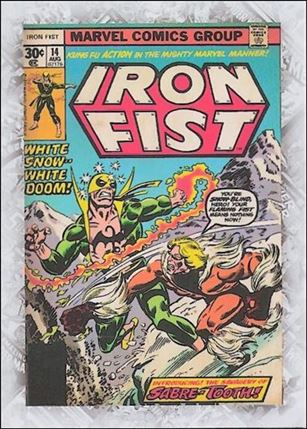 Marvel Beginnings: Series 3 (Breakthrough Issues Comic Cover Subset) card B-110 Iron Fist #14