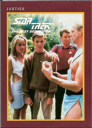 Star Trek 25th Anniversary: Series 1 (Base Set) card 16 Justice