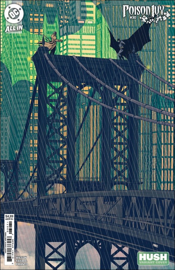 Poison Ivy issue 30-D Jorge Fornés Cardstock Cover