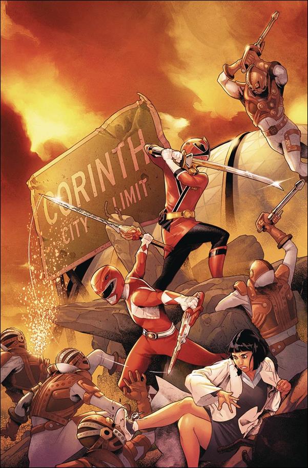 Mighty Morphin Power Rangers issue 27 Jamal Campbell Cover