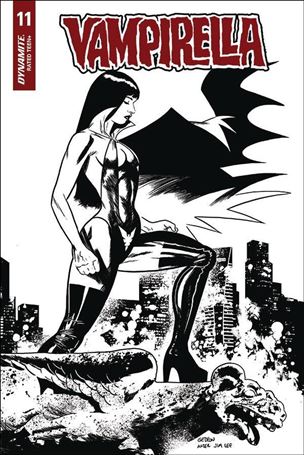 Vampirella (2019) issue 11-O Juan Gedeon 1:25 Black & White Cover