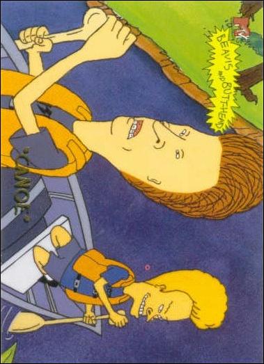 Beavis and Butt-Head (Base Set) card '4569' "Canoe"