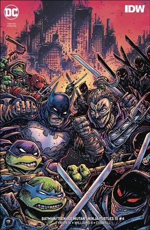 Batman/Teenage Mutant Ninja Turtles III issue 4-B Kevin Eastman Cover
