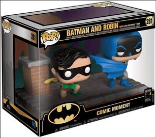 POP! Heroes figure 281 Batman and Robin (New Look Batman 1964)