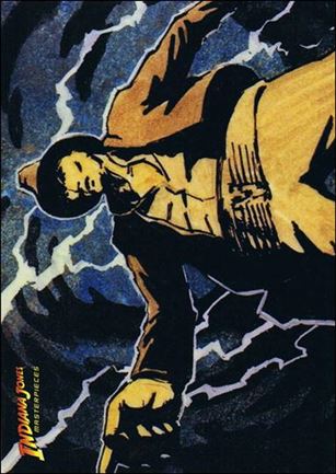 Indiana Jones Masterpieces (Base Set) card 46 Larger Than Life
