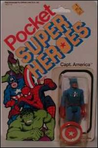 Pocket Super Heroes figure 10 Captain America