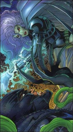 WildC.A.T.s '94 (Base Set) card 87 WarBlade vs. Tapestry