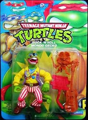 Teenage Mutant Ninja Turtles (1988) figure 68 Rock 'N Roll Mondo Gecko
