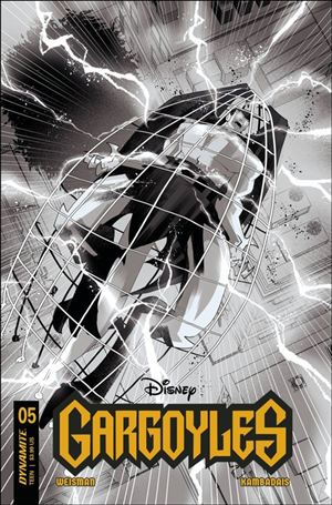 Gargoyles (2022) issue 5-ZA George Kambadais B&W 1:10 Cover