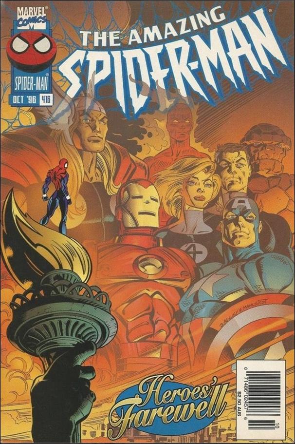 Amazing Spider-Man (1963) issue 416-B Australian Price Cover