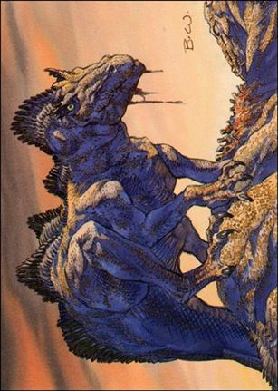 Bernie Wrightson II: More Macabre (Base Set) card 84 Allosaurus Fragilis