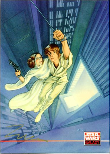 Star Wars Galaxy: Series 4 (Autograph Subset) card 264 Zina Saunders