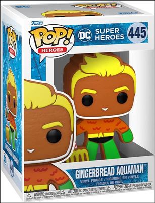 POP! Heroes figure 445 Gingerbread Aquaman 