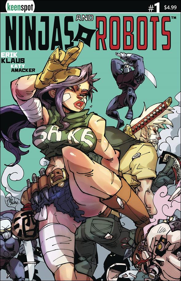 Ninjas and Robots issue 1-C Hirano Piyotycho Cover
