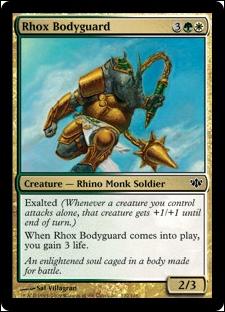 Magic the Gathering: Conflux (Base Set) card 122 Rhox Bodyguard