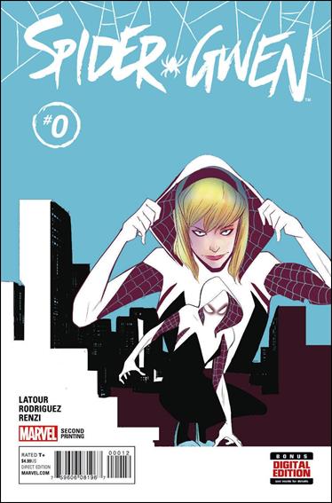 Spider-Gwen (2015/12) issue 0-D Robbi Rodriguez Cover (2nd Printing)