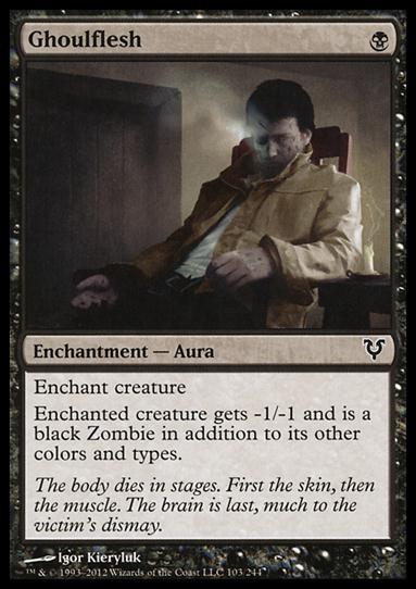 Magic the Gathering: Avacyn Restored (Base Set) card 103 Ghoulflesh