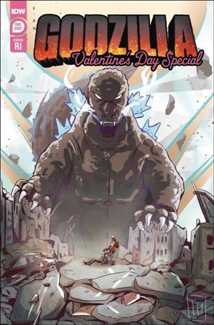 Godzilla: Valentines Day Special issue 1-C Fell Hound 1:10 Cover