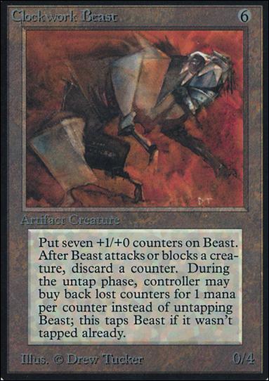 Magic the Gathering: Limited Edition Alpha (Base Set) card 236 Clockwork Beast