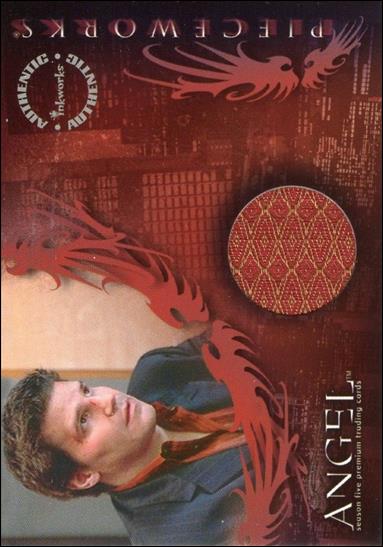 Angel: Season Five (Pieceworks Subset) card PW3 Shirt worn by David Boreanaz as Angel