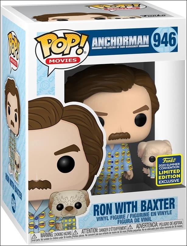 POP! Movies figure 946-B Ron With Baxter Summer Convention Exclusive