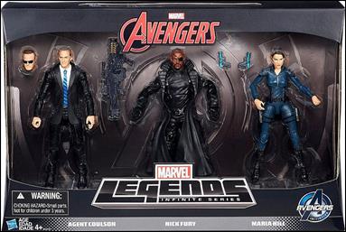Marvel Legends Infinite (3-Packs) figure 1 Agent Coulson / Nick Fury / Maria Hill (Avengers)