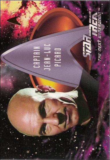 Star Trek: The Next Generation - The Episode Collection Season One (Base Set) card 95 Captain Jean-Luc Picard