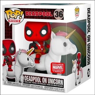 POP! Rides figure 36 Deadpool on Unicorn