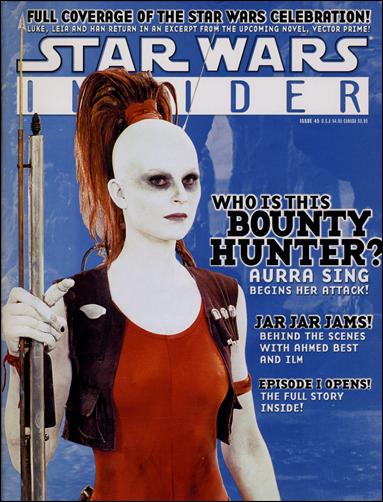 Star Wars Insider issue 45 Aurra Sing Cover