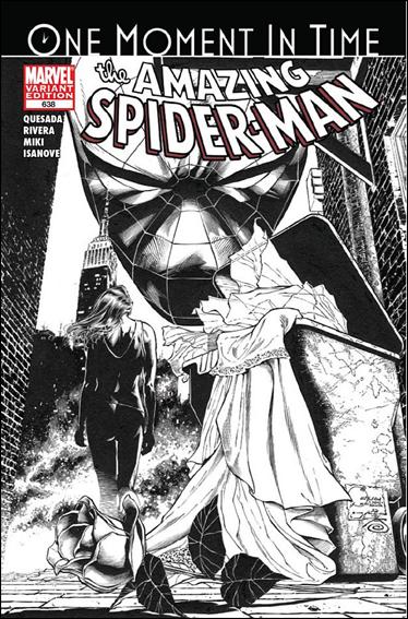 Amazing Spider-Man (1963) issue 638-C Joe Quesada 1:100 Black and White Cover
