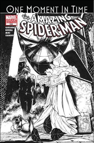 Amazing Spider-Man (1963) issue 638-C Joe Quesada 1:100 Black and White Cover