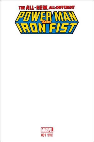 Power Man and Iron Fist (2016)  issue 1-I Blank/Sketch Cover