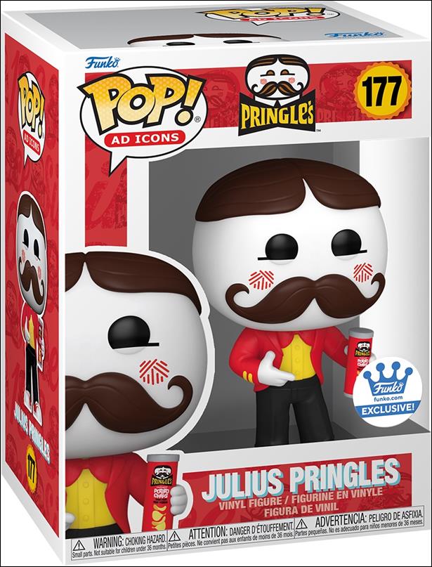 POP! Ad Icons figure 177 Julius Pringles Funko Shop Exclusive