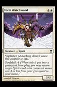 Magic the Gathering: Saviors of Kamigawa (Base Set) card 30 Torii Watchward
