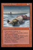 Magic the Gathering: Ice Age (Base Set) card 177 Brand of Ill Omen