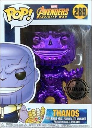 POP! Marvel figure 289-E Thanos (Purple Chrome)