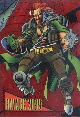 Marvel Universe: Series 4 (Promo) card nn 8 Ravage 2099 Foil Production Sample