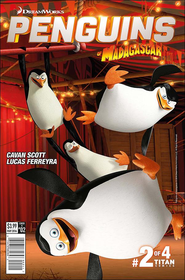 Penguins of Madagascar (2016) issue 2 Animation Cover