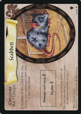 Harry Potter: Quidditch Cup (Base Set) card 24 Scabbers